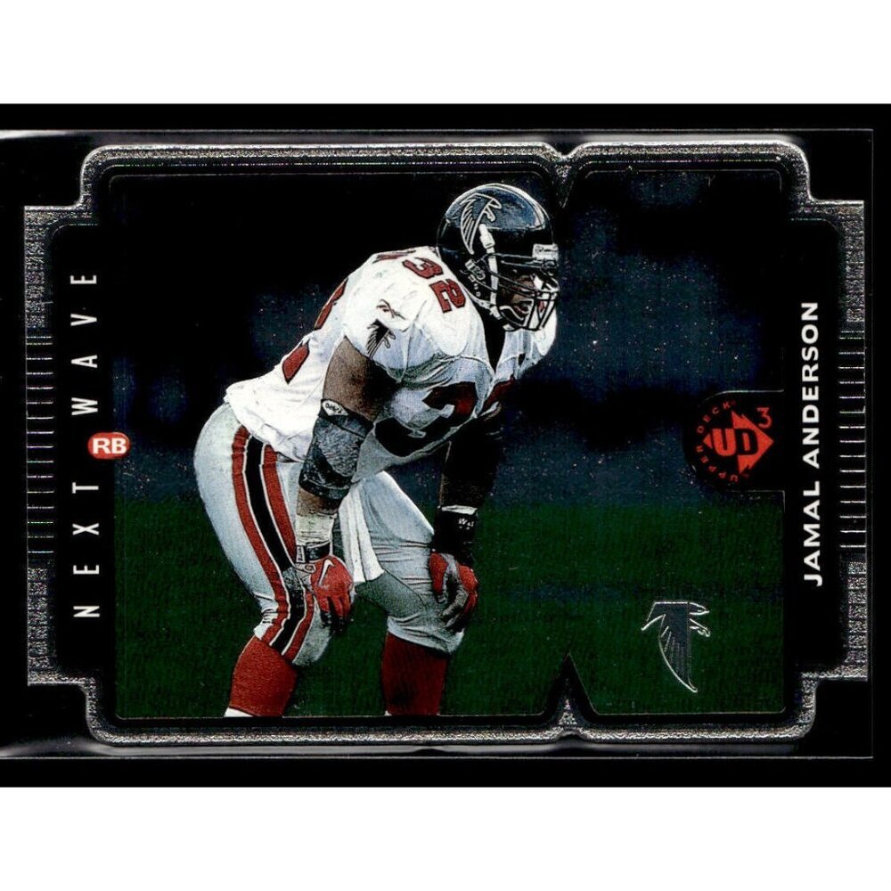 1998 UD3 Die Cuts #125 Jamal Anderson NF 8/1000 Falcons